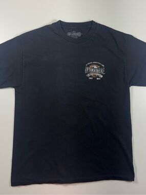 Black Short-Sleeve Logo Tee